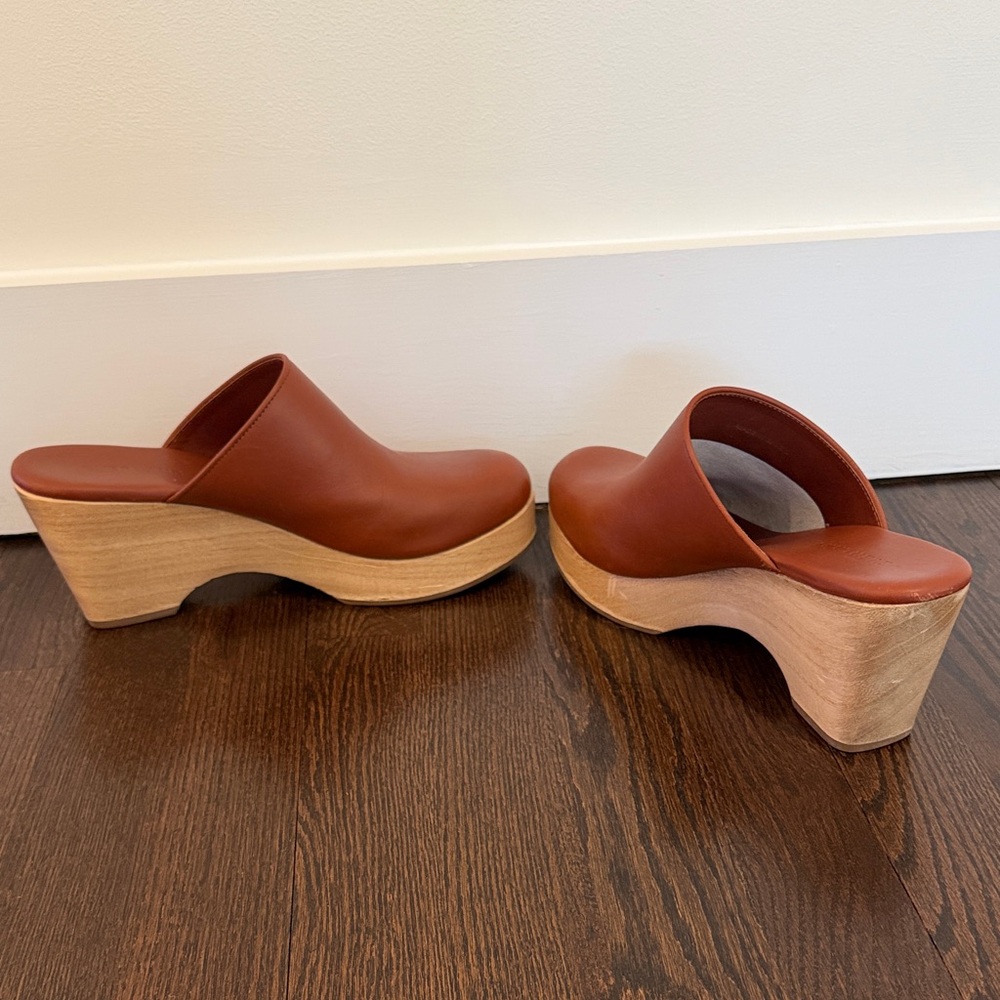 Everlane The Clog size 9 Brown Leather